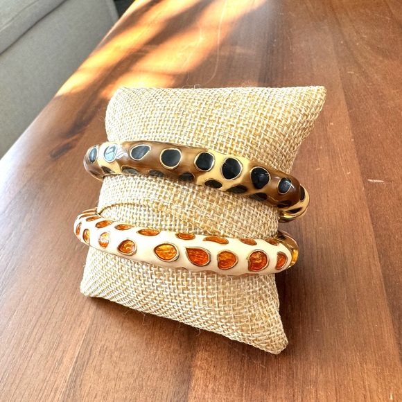 Kenneth Jay Lane Bangle Bracelet Set - Picture 6 of 12